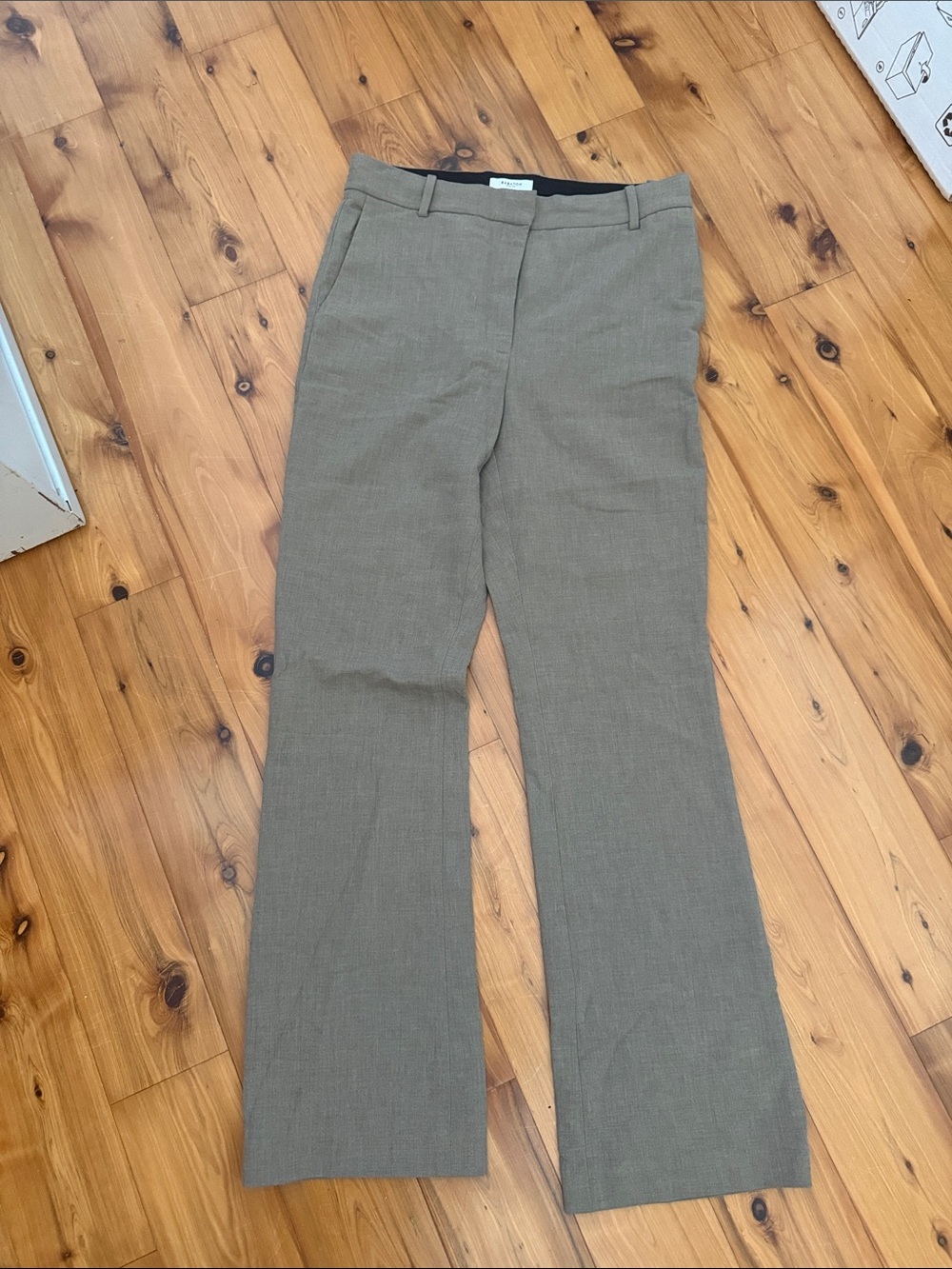 Babaton artizia publish Tailored bootcut slim Pants light brown / grey / taupe